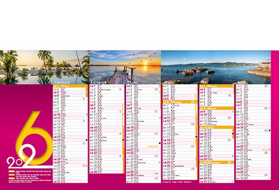 Calendriers bancaires Ambiance